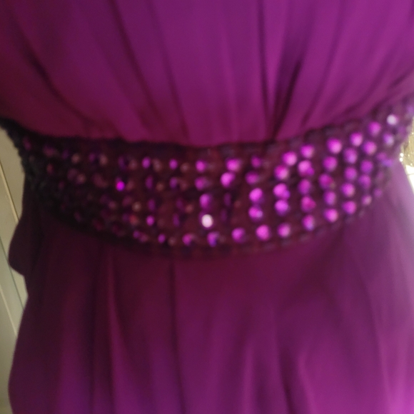 City Chic Vibrant Purple Maxi Dress - Picture 2 of 7